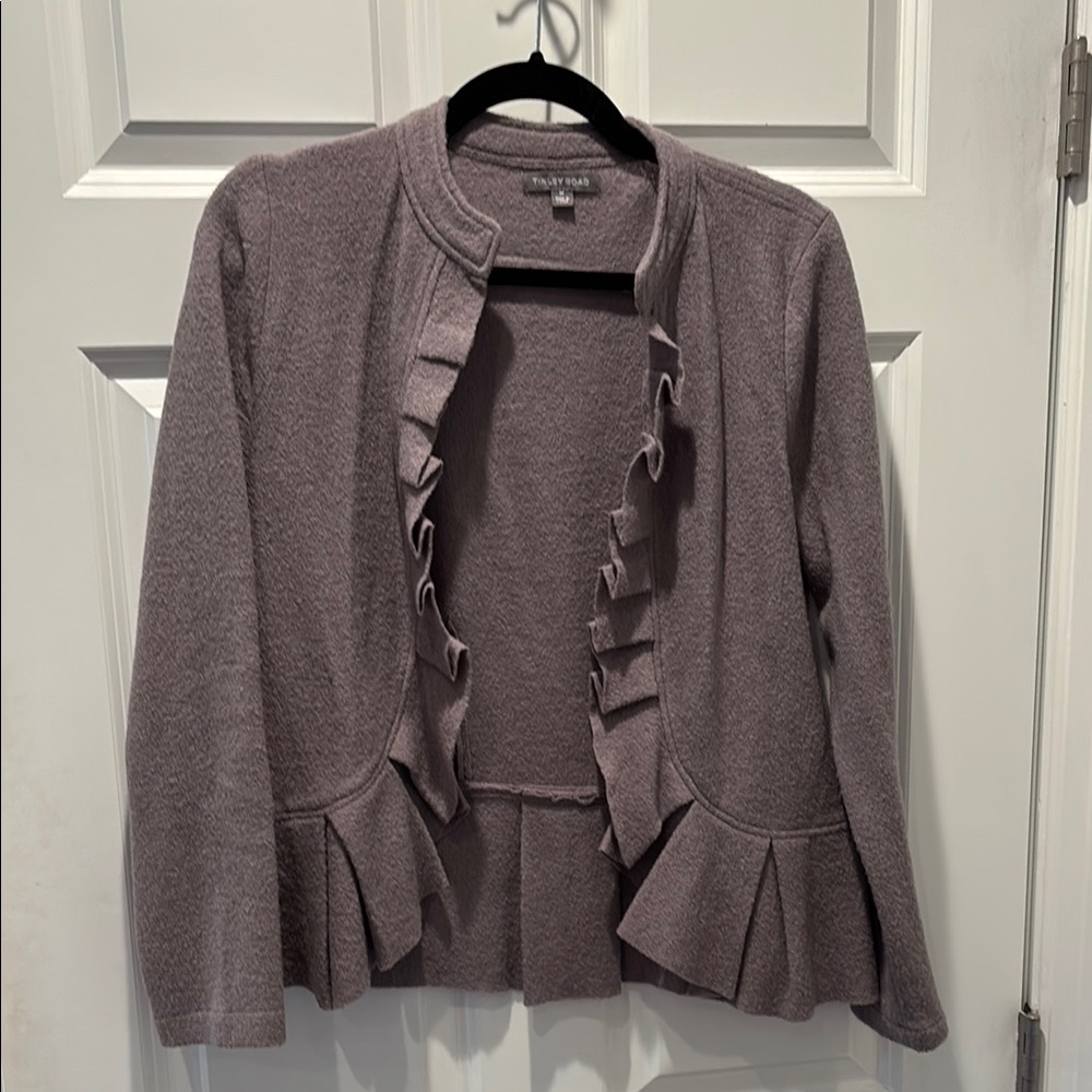 Tinley road  Ruffle Boucle Cardigan/jacket